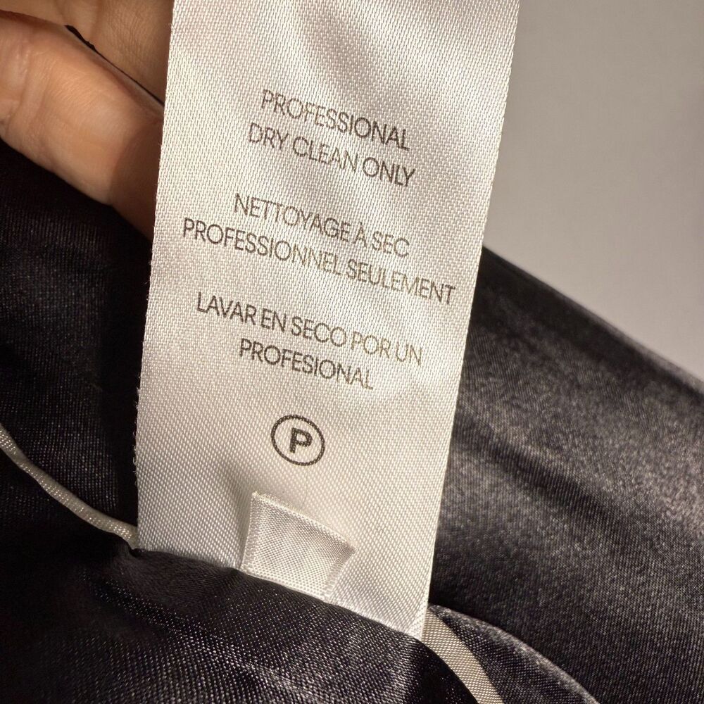 Calvin Klein Women's Wool Blend Long Boucle Coat Sz XL, Tan/Brown, Zips, Pockets - Picture 16 of 16